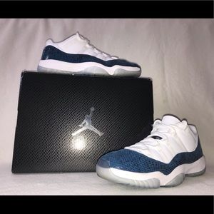 Air Jordan 11 Retro Low 'Navy Snakeskin' Men’s